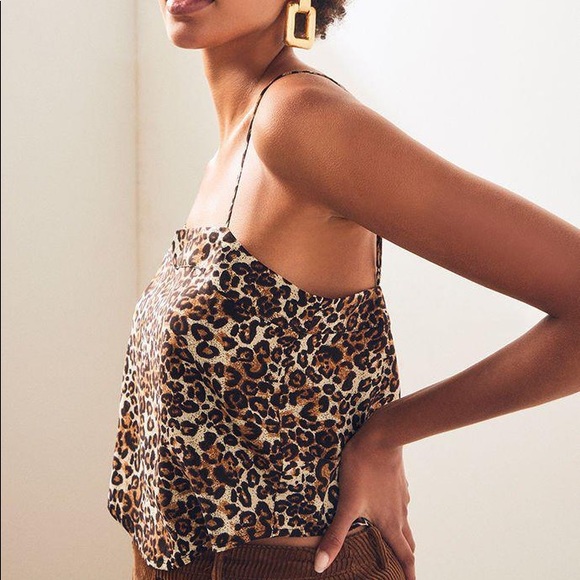 Kendall Kylie leopard cami top 54 - Picture 3 of 7